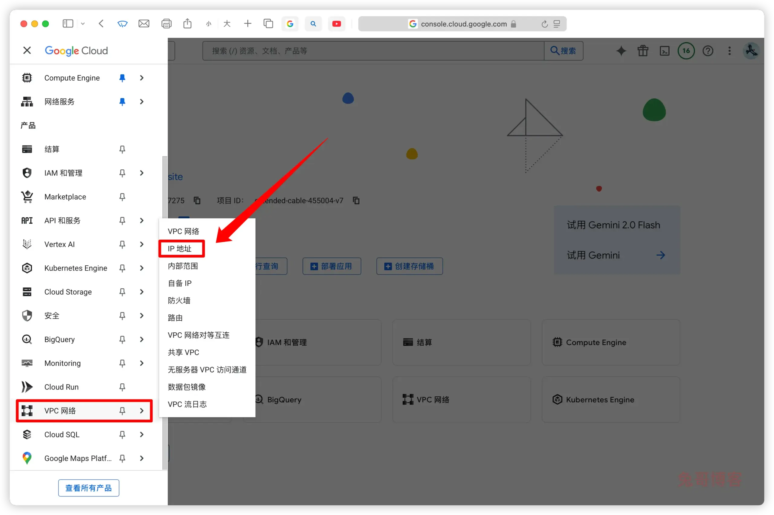GCP 静态公网 IP