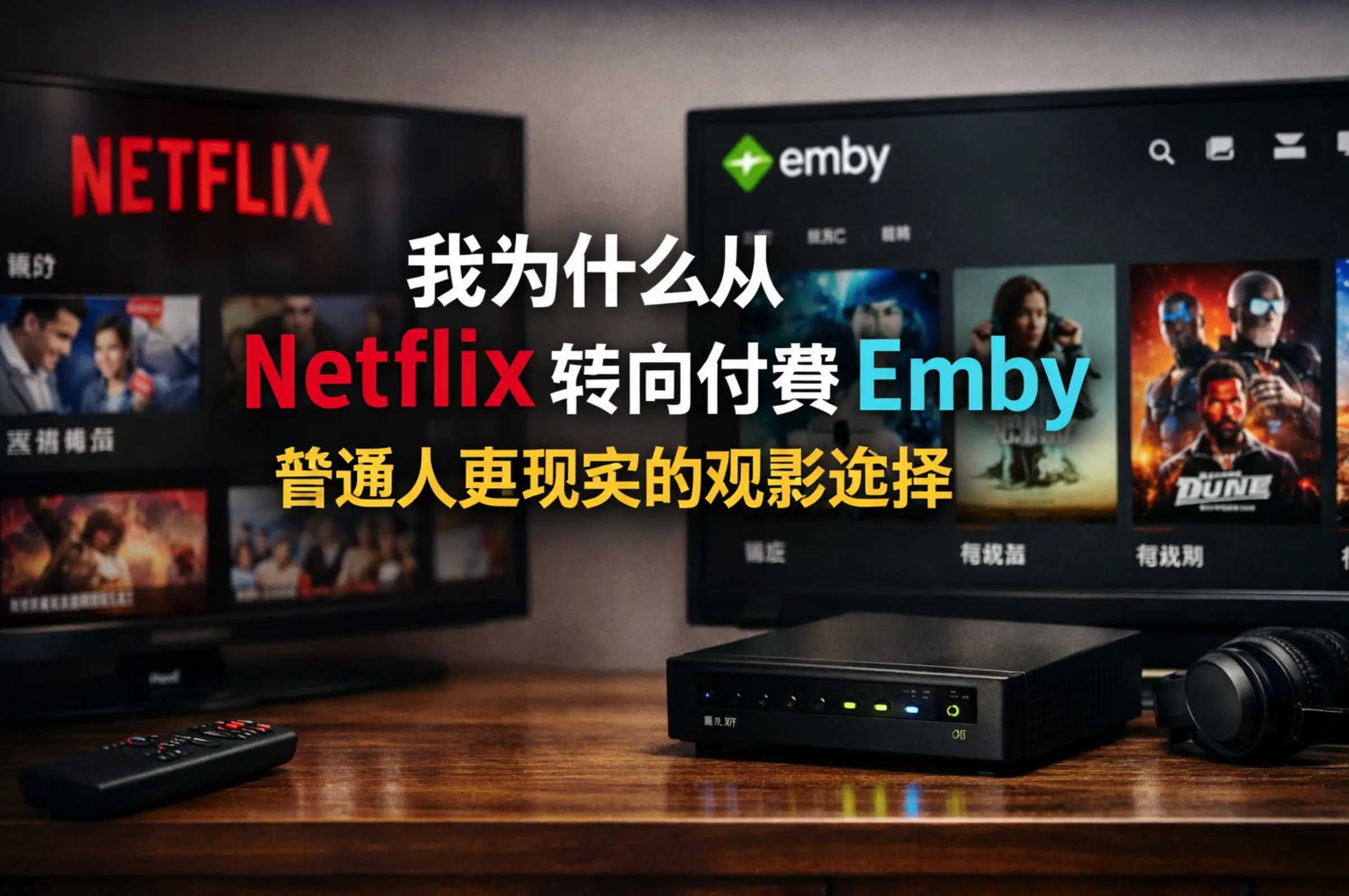 为什么从 Netflix 转向付费 Emby